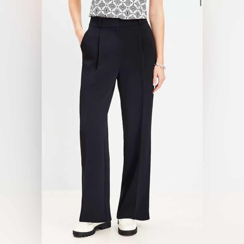 LOFT Peyton Trouser Crepe Pants